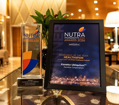 KANEKA UBIQUINOL™ WINS NUTRAINGREDIENTS ASIA INGREDIENT OF THE YEAR: HEALTHSPAN AWARD 2026