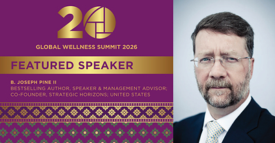 Global Wellness Summit to Explore How the Shift from an "Experience" to a "Transformation" Economy Will Define the Next Era of Wellness